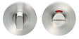 STEELWORX SWT TURN & RELEASE ON CONCEALED FIX ROUND ROSE WITH INDICATOR (SMALL TURN) - SSS (53 X 8MM) - SATIN STAINLESS STEEL - SET