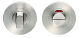 STEELWORX SWT TURN & RELEASE ON CONCEALED FIX ROUND ROSE WITH INDICATOR (SMALL TURN) - SSS (53 X 8MM) - SATIN STAINLESS STEEL - SET