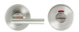 STEELWORX SWT TURN & RELEASE ON CONCEALED FIX ROUND ROSE WITH INDICATOR  (LARGE TURN) - SSS (53 X 8MM) - SATIN STAINLESS STEEL - SET