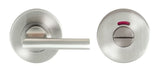 STEELWORX SWT TURN & RELEASE ON CONCEALED FIX ROUND ROSE WITH INDICATOR  (LARGE TURN) - SSS (53 X 8MM) - SATIN STAINLESS STEEL - SET