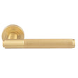 SYNTAX LEVER ON CONCEALED FIX ROUND ROSE OSA (SATIN BRASS) - Satin Brass - PAIR