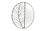 Synergy Metal Wall Leaf Mirror 50cm