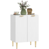 HOMCOM Adjustable Shelf Sideboard - White