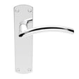 SEROZZETTA TRES LEVER ON BACKPLATE - LATCH - POLISHED CHROME - 42MM X 170MM - PAIR