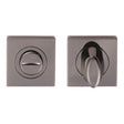 TURN & RELEASE - 5MM SPINDLE - SQUARE ROSE - BLACK NICKEL - 52MM - SET