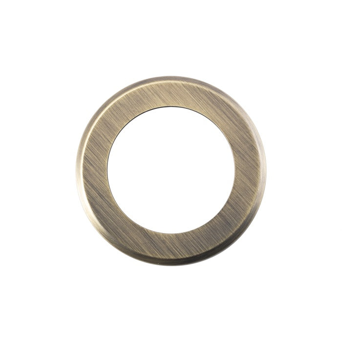 ROUND SZM OUTER ROSE COVER PACK - ANTIQUE BRASS - PAIR