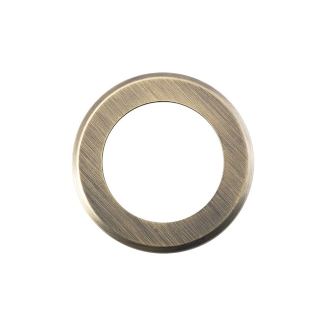 ROUND SZM OUTER ROSE COVER PACK - ANTIQUE BRASS - PAIR