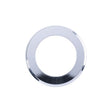 ROUND SZM OUTER ROSE COVER PACK - POLISHED CHROME - PAIR