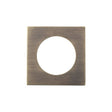 SQUARE SZM OUTER ROSE COVER PACK - ANTIQUE BRASS - PAIR