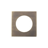SQUARE SZM OUTER ROSE COVER PACK - ANTIQUE BRASS - PAIR