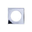 SQUARE SZM OUTER ROSE COVER PACK - POLISHED CHROME - PAIR
