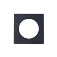 SQUARE SZM OUTER ROSE COVER PACK - MATT BLACK - PAIR