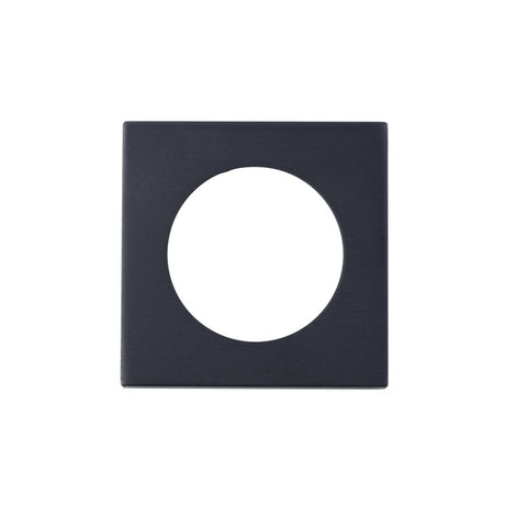 SQUARE SZM OUTER ROSE COVER PACK - MATT BLACK - PAIR