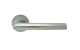 SEROZZETTA MORADO LEVER ON ON CONCEALED FIX ROUND ROSE - SATIN CHROME - 50MM DIA - PAIR