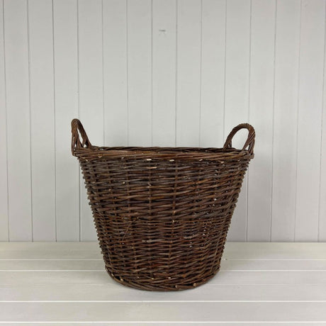 Willow Round Log Basket