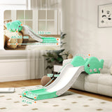 AIYAPLAY Kids Sofa Slide with 130cm Extended Length, HDPE Toddler Slide for Sofa, Bed, Stairs, Easy Assemble & Storage, Green