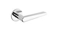 Tupai Rapido 5S Line Torrao Lever Door Handle on 5mm Slimline Round Rose - Bright Polished Chrome - Set