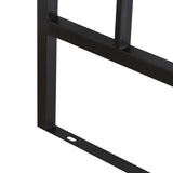 Outsunny Metal Frame Bench W/Arch, 114Lx60Wx206H cm-Grey