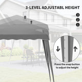 Outsunny 2.5 x 2.5M Pop up Garden Tent - Grey