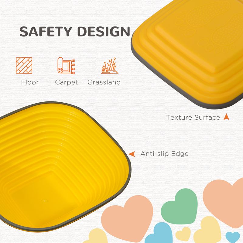AIYAPLAY Balance Stepping Stones for Kids, 11Piece Non-Slip Stackable River Stones, Obstacle Courses for Balance and Motor Skills
