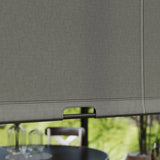 Outsunny 3 X 3 Meters Pergola with Sliding Roof, Garden Gazebo with Adjustable Sun Shade Canopy and Steel Frame, Charcoal Grey