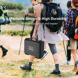 Portable Waterproof Hard-Shell Dry Box with Customizable Foam Insert