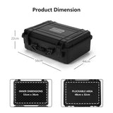 Portable Waterproof Hard Case with Customizable Foam Inser for Electronics