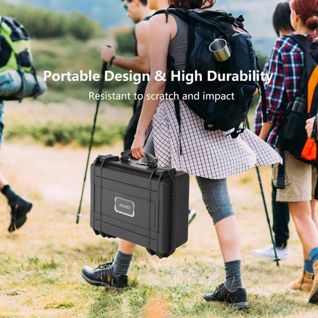 Portable Waterproof Hard Case with Customizable Foam Inser for Electronics