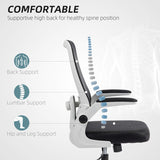 HOMCOM Mesh Back Adjustable Office Chair - Black