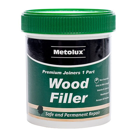 Metolux 1 Part Wood Filler White - 250ml