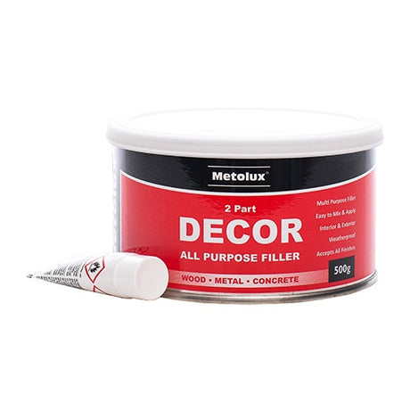 Metolux 2 Part Decor All Purpose Filler Light Grey - 500g