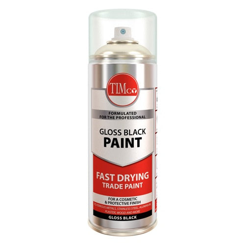 TIMCO Finishing Paint Gloss Black - 380ml