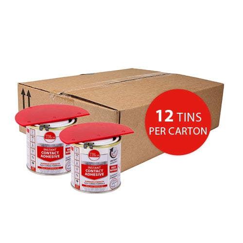 TIMCO Contact Adhesive, Rapid Setting Multi-Purpose Impact Resistant Adhesive - 250ml