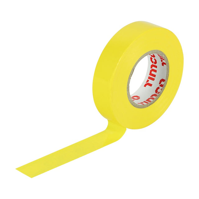 10 x TIMCO PVC Insulation Tape Yellow - 25m x 18mm