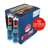 TIMCO 9 In 1 Universal Adhesive & Sealant Black - 290ml