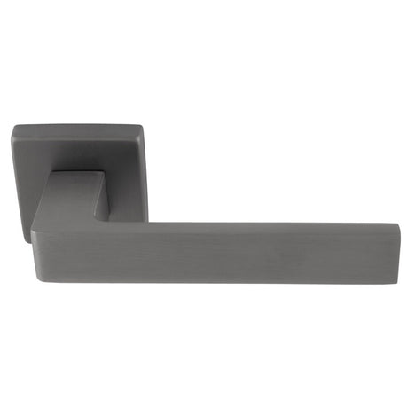 TECHNA LEVER ON CONCEALED FIX SQUARE ROSE ANT (ANTHRACITE) - Anthracite - PAIR