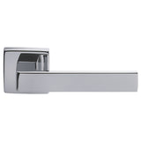 TECHNA LEVER ON CONCEALED FIX SQUARE ROSE CRO (POLISHED CHROME) - POLISHED CHROME - PAIR