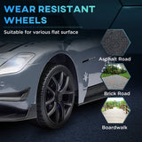 AIYAPLAY Maserati GT2 Licensed 12V Kids Electric Ride on Car with 4 Suspension Wheels, Remote Control, Music, Horn, Lights, Grey
