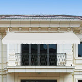 Telescopic strut balcony awning 395x120cm