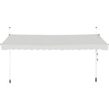 Telescopic strut balcony awning 395x120cm