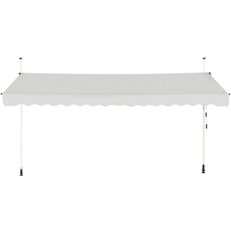 Telescopic strut balcony awning 395x120cm
