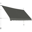 Telescopic strut balcony awning 395x120cm