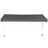 Telescopic strut balcony awning 395x120cm
