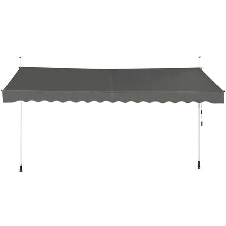 Telescopic strut balcony awning 395x120cm