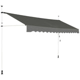 Telescopic strut balcony awning 395x120cm