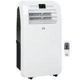 HOMCOM 12,000 BTU Three Mode Portable Air Conditioner - White