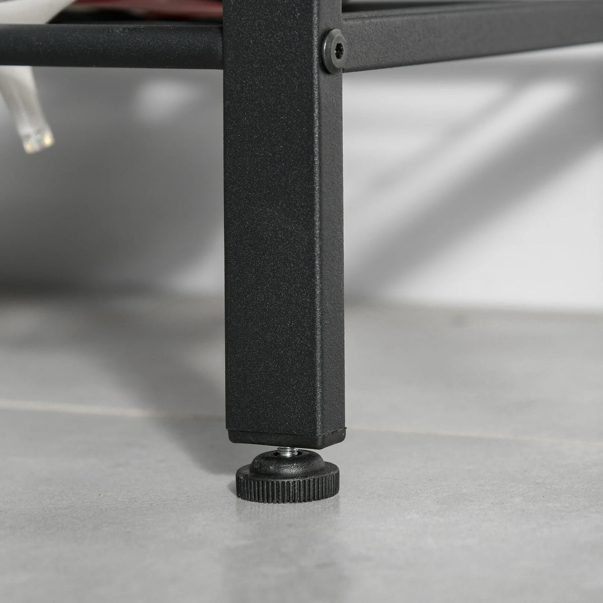 HOMCOM Coat Rack Stand Industrial hallway Shoe Rack Removable Hooks Metal Wood Hangers Storage Cabinet Rustic Brown 72L34W185H(cm)