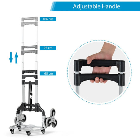 Outdoor Stair Climbing Cart with Elastic Rope
