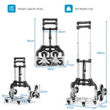 Outdoor Stair Climbing Cart with Elastic Rope