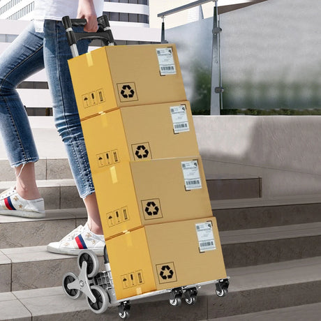 Outdoor Stair Climbing Cart with Elastic Rope